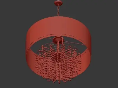 Bryanna 3 Light Chandelier 3D model