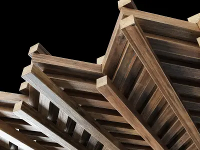 Beam decor wall n4 3D model