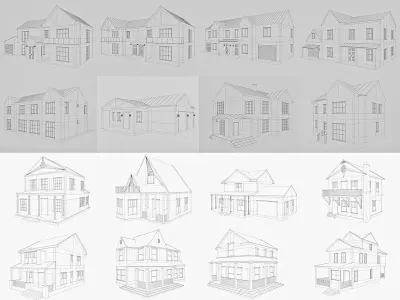 House Collection 3 3D model