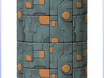 SciFi Seamless Texture Texture 55