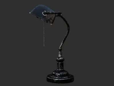 light fixture Lamp Vintage Low-poly 3D model