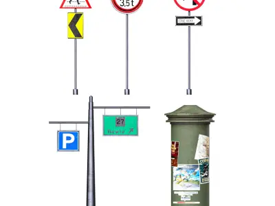 Urban Assests 3D model