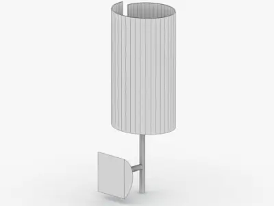 1477 - Bra Lamp Low-poly 3D model