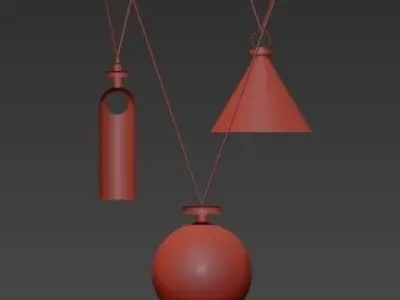 SHAPE UP lighting by Ladies 3D model