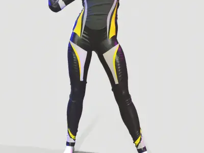 Sci-Fi Body Suit 3D model