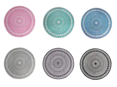 NORTHRUGS Giro round rug  3D model