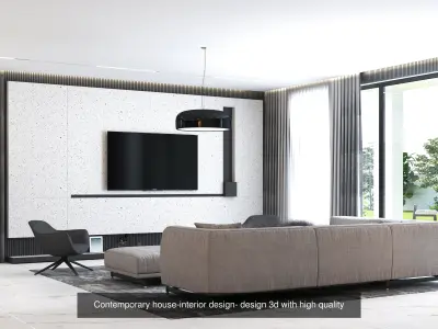 Living rooms- bathrooms- houses collection 3D Model Pack
