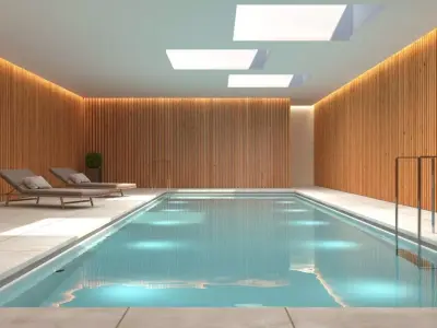 Swimming Pool Scene 3D model purchase