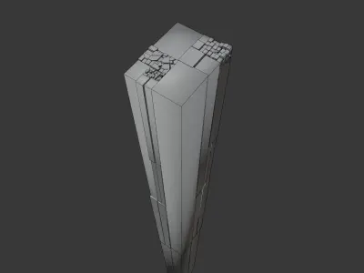 Ancient Cube - Sci - Fi 4K - Ultra Quality Game Ready Model Low-poly 3D model