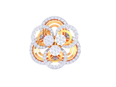 Women Ring MTL 3dm STL OBJ FBX Details 3D print model 7