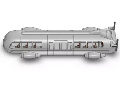 Magnaline 3000 Airbus 3D print model