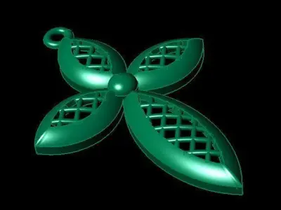 cross pendant 3D print model