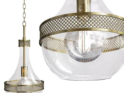 Hagen Pendant Light Low-poly 3D model