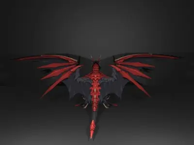 epic dragon 3D model