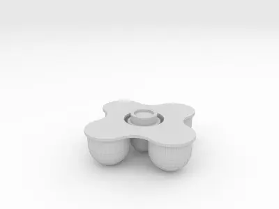 Bench Park 59 Low-poly 3D model