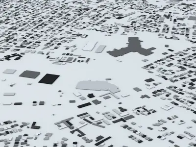 Nassau Streets and Buildings 3D model