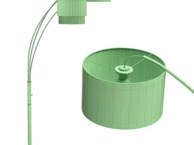 Waukena Tree Floor Lamp 3D model