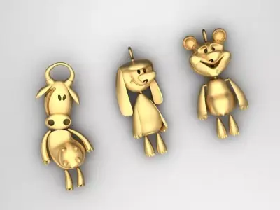 Kids Pendant 3D print model