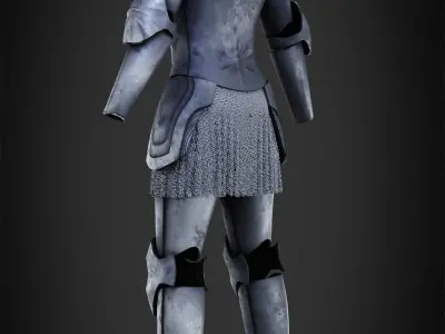 LOTR Galadriel Numenor Armor for Cosplay 3D print model