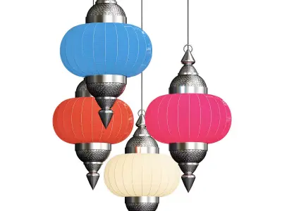 Modern Pendant Light Moroccan Hanging 3D model