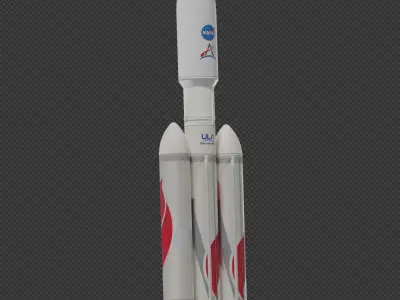 Vulcan rocket 3D model