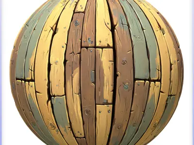 Stylized Wood Floor Seamless Texture Texture 5