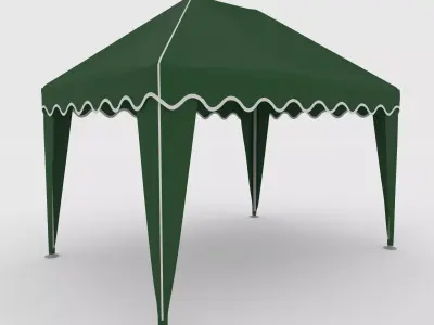 Gazebo Tent 8 250 cm X 350 cm 3D model