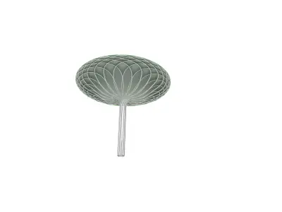 flower modern structure  estructura moderna para bamboo 3D model