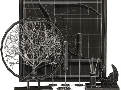 Decorative set 0010 3D model