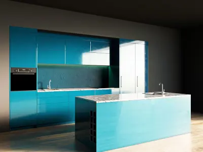 113-Kitchen5 glossy 10 3D model