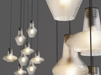 Lute Pendant Lights Pinterest 3D model
