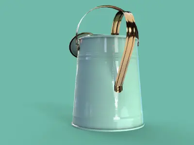 Watering Can Low-poly 3D model