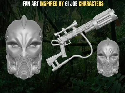 Darklon Kit 3D printable File For Action Figures 3D print model