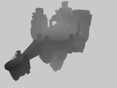 Optimized Game Environment - Stylized Dungeon 3D model