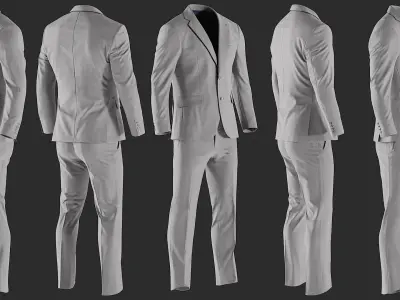  Men's Jacket with Pants 2 