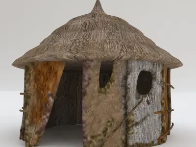 Huts One 3D model