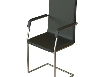 Meeting Room Chair Office Low-poly 3D model