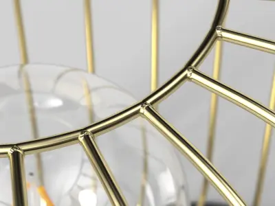 FLAGGSKEPP - Table lamp 3D model