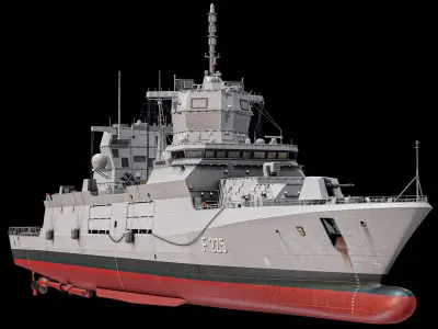  F125 Baden Wuerttemberg Class Frigate PBR 