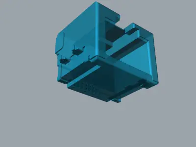 Internet cable interface 3d model 3D print model