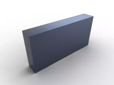 Wine Display Case Low-poly 3D model