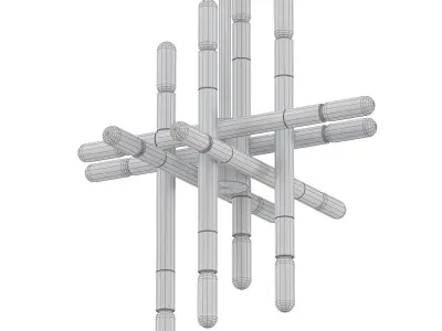 LE PENTAGONE PENDANT 3D model