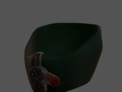 Gas mask helmet 3d model scifi Low-poly  Low-poly 3D model