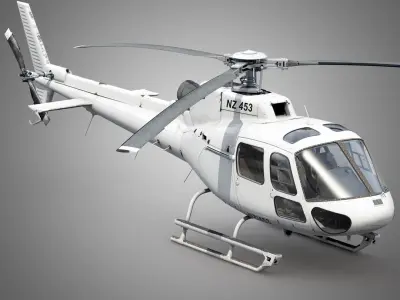  Eurocopter H125 Generic White 