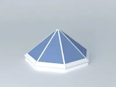 Skylight. Octahedral cone Free 3D model