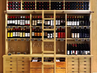 Chez le caviste 01 3D model