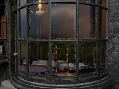 Ollivanders Wand Shop  3D model