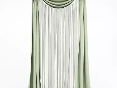 Curtain 3D model 72 3D model
