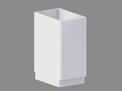 Kitchen Base Cabinet 40 cm Low-poly 3D model
