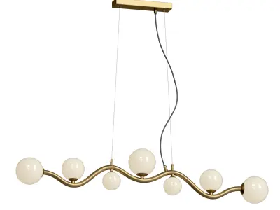 Pendant lamp Uva MOD059PL-07G and MOD059PL-07CH 3D model